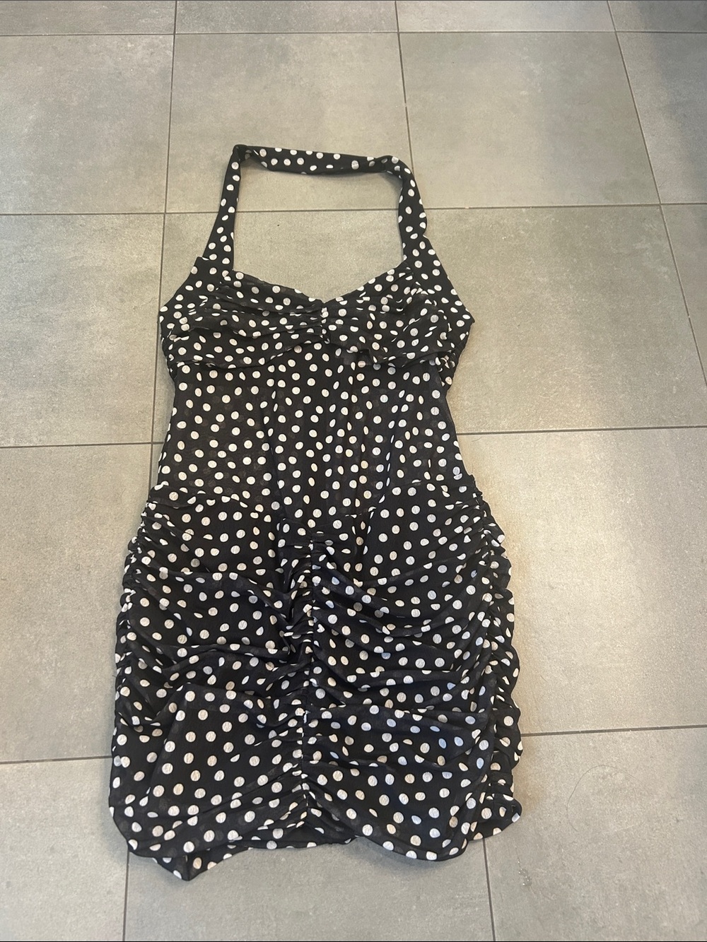 Lovers and Friends Judith Mini Dress in Black Polka Dot - Picture 4 of 10